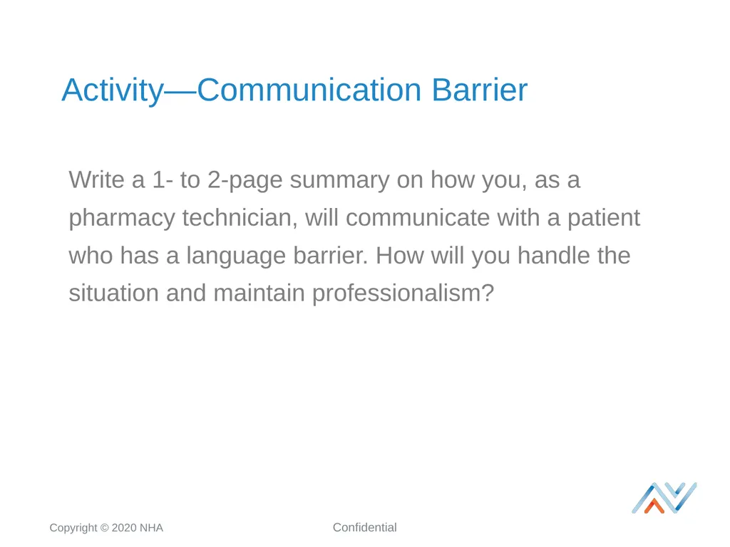 PharmaSeer Module 7: Patient Interaction R 176 G - slide 21 of 21