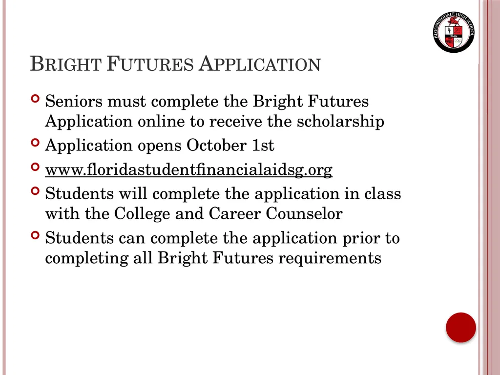 Senior Night Graduation Requirements, College - slide 37 of 42