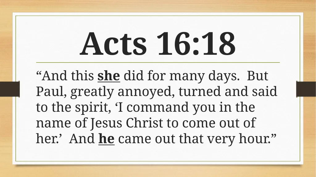 Scriptures at a Glance Acts 16 The Most Powerful - slide 5 of 28