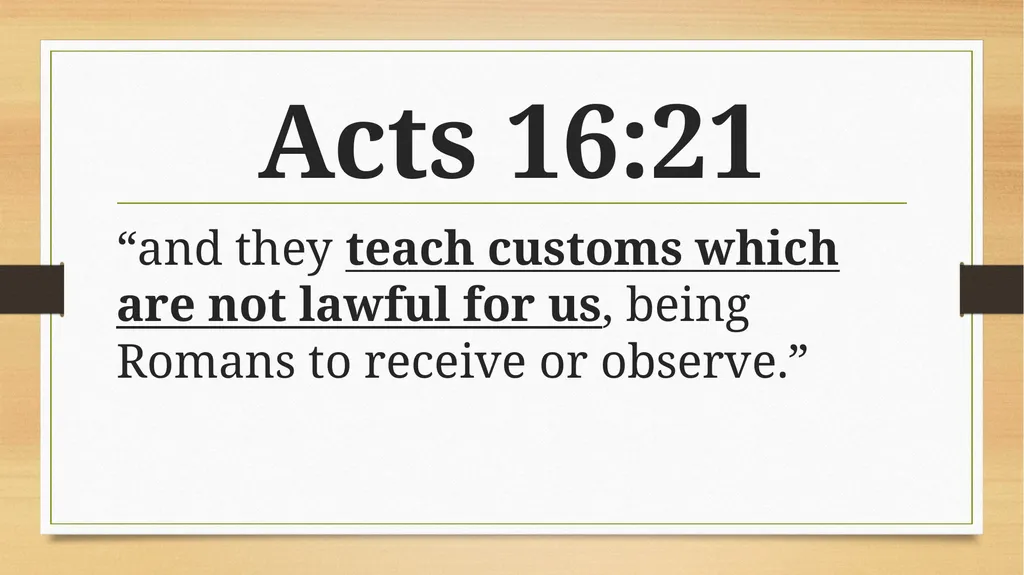 Scriptures at a Glance Acts 16 The Most Powerful - slide 8 of 28