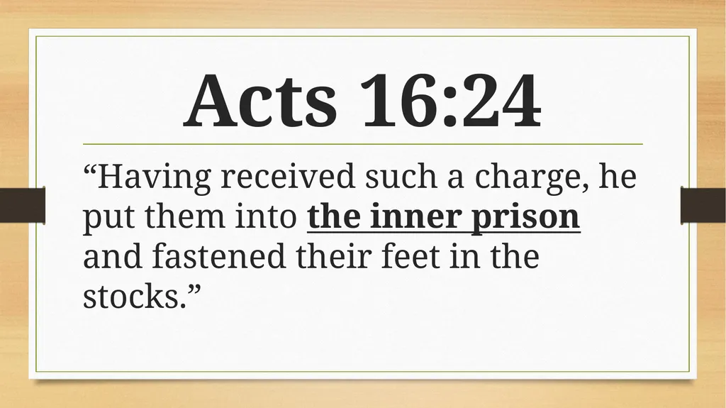 Scriptures at a Glance Acts 16 The Most Powerful - slide 11 of 28