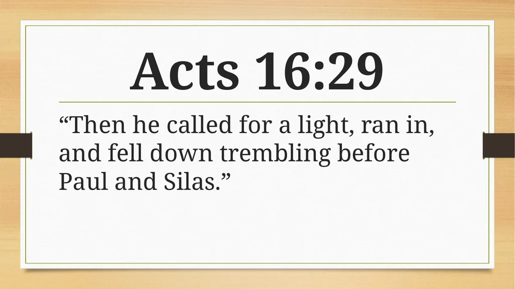 Scriptures at a Glance Acts 16 The Most Powerful - slide 16 of 28
