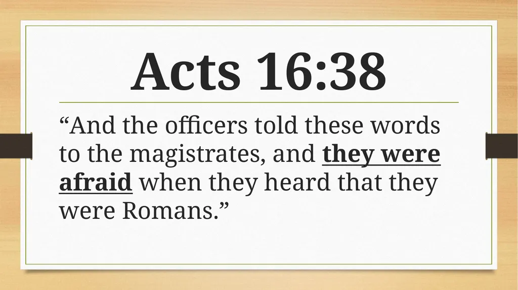 Scriptures at a Glance Acts 16 The Most Powerful - slide 25 of 28