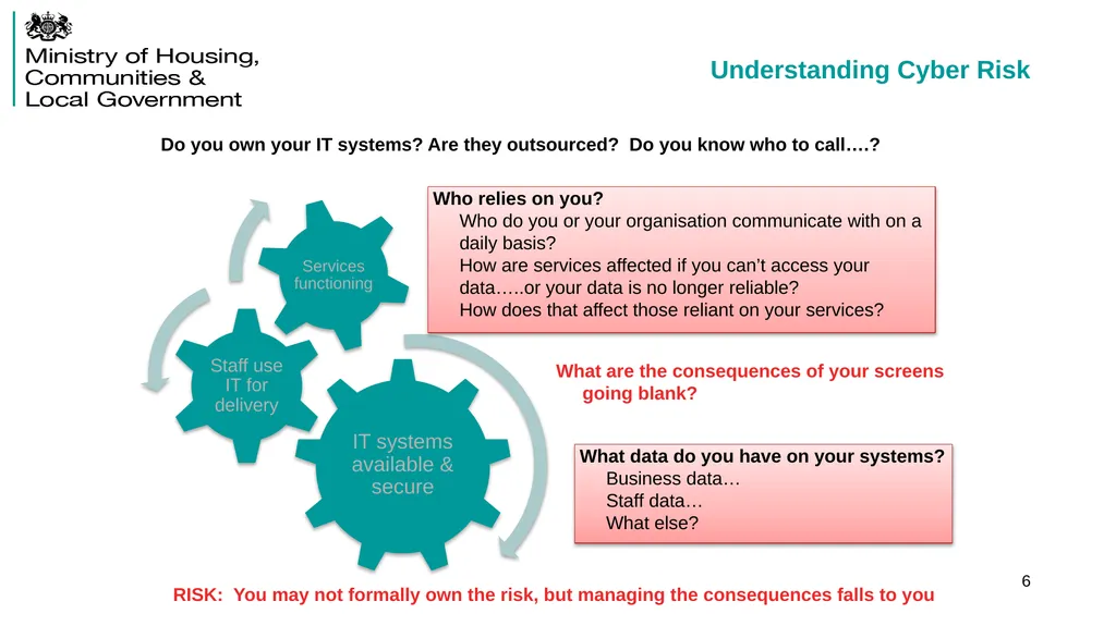 Resilience and Emergencies Division (RED) Plans to - slide 6 of 16