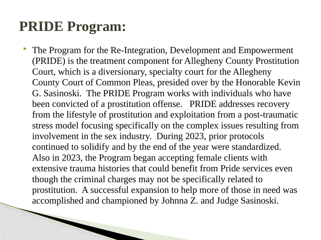 Annual Report 2023 Positive Pathways continued to - slide 2 of 7