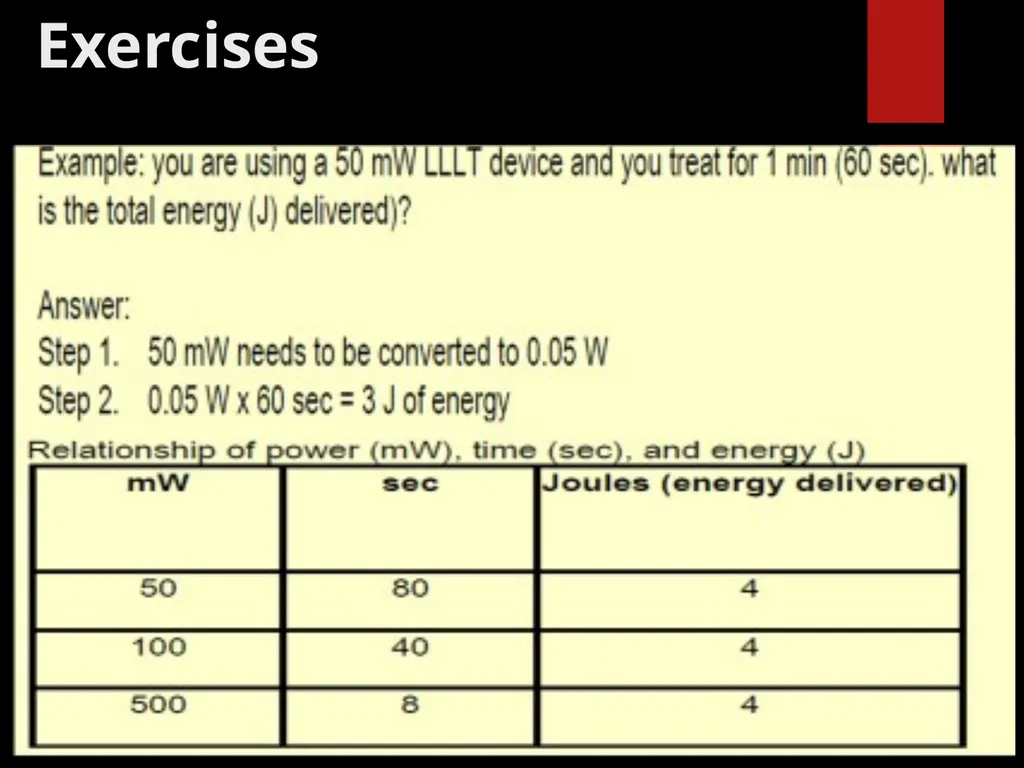 Low Level Laser Therapy (LLLT) Mohammed TA Omar - slide 18 of 39