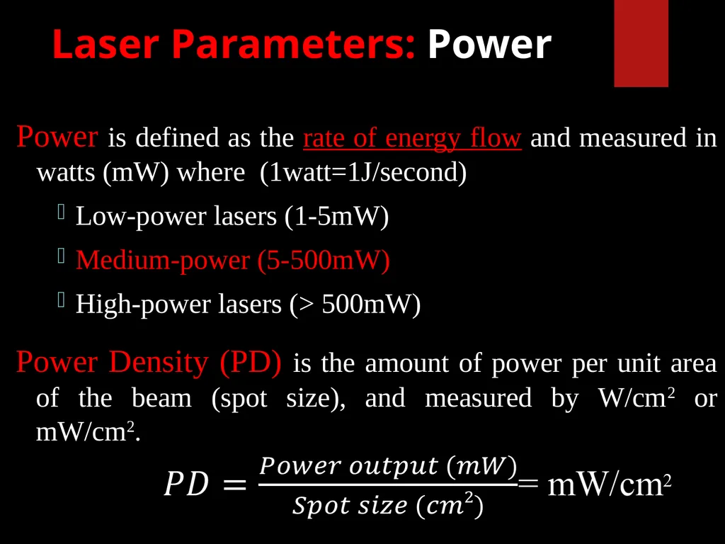 Low Level Laser Therapy (LLLT) Mohammed TA Omar - slide 15 of 39