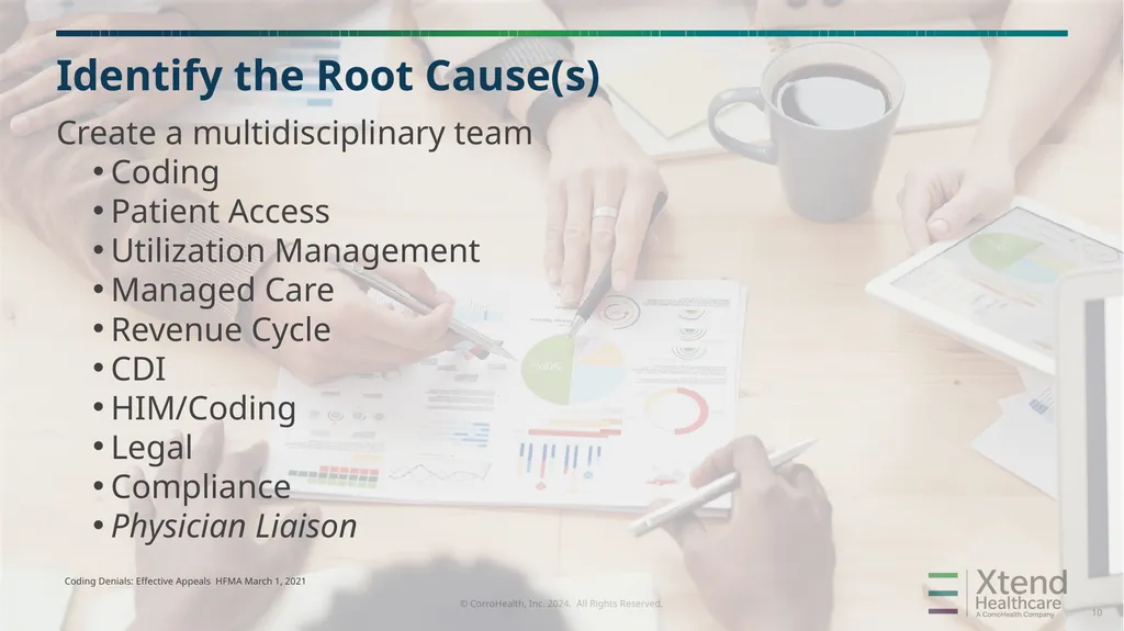 Denials Management and Prevention HFMA Hawaii - slide 10 of 27