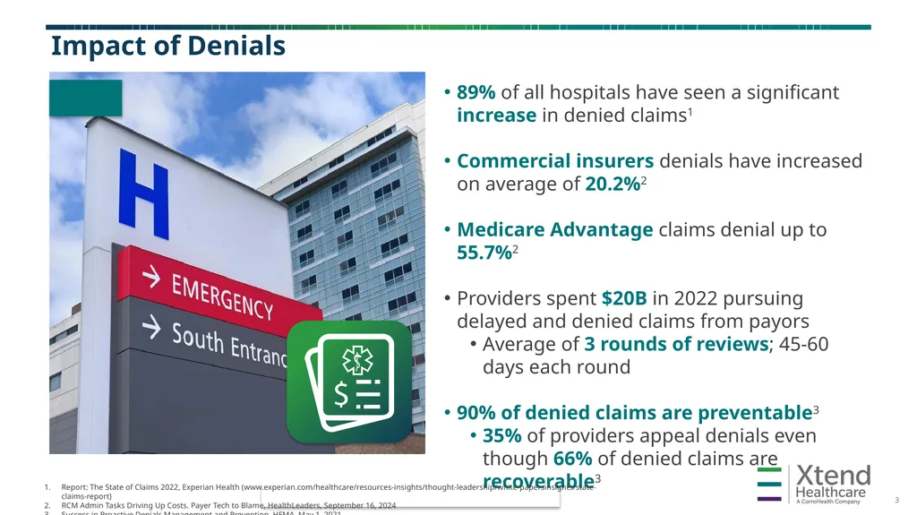 Denials Management and Prevention HFMA Hawaii - slide 3 of 27