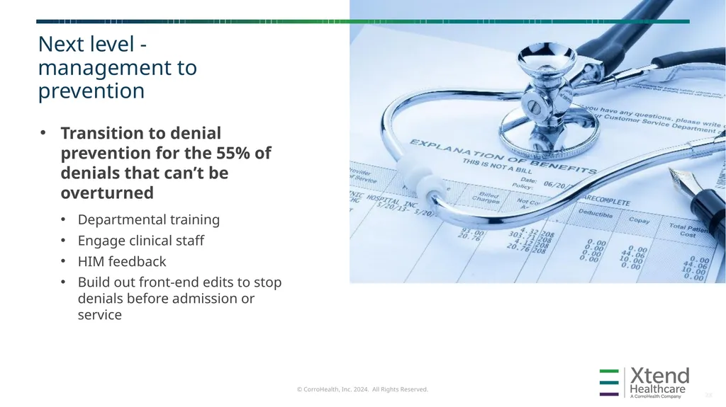 Denials Management and Prevention HFMA Hawaii - slide 22 of 27