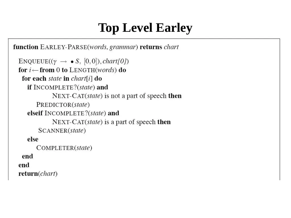Basic Parsing with Context-Free Grammars CS 4705 - slide 34 of 46