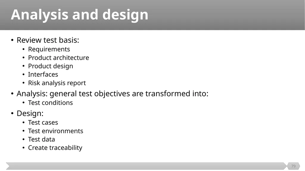 Introduction SE401: Software Quality Assurance and - slide 79 of 94