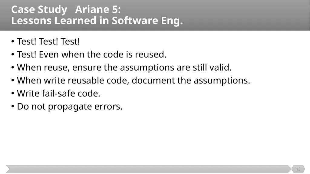 Introduction SE401: Software Quality Assurance and - slide 13 of 94