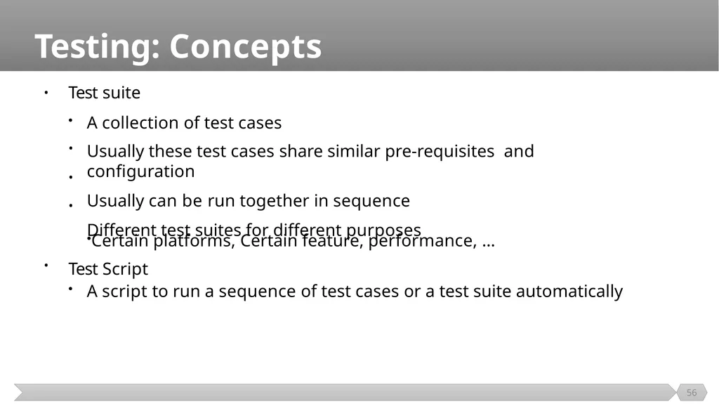 Introduction SE401: Software Quality Assurance and - slide 56 of 94