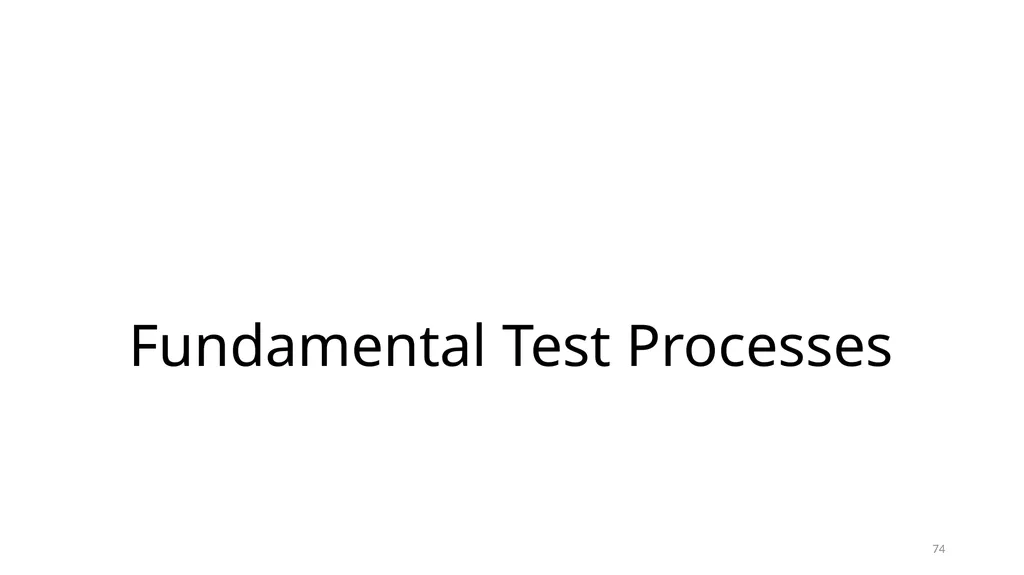 Introduction SE401: Software Quality Assurance and - slide 74 of 94