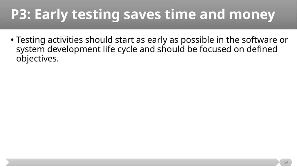 Introduction SE401: Software Quality Assurance and - slide 69 of 94