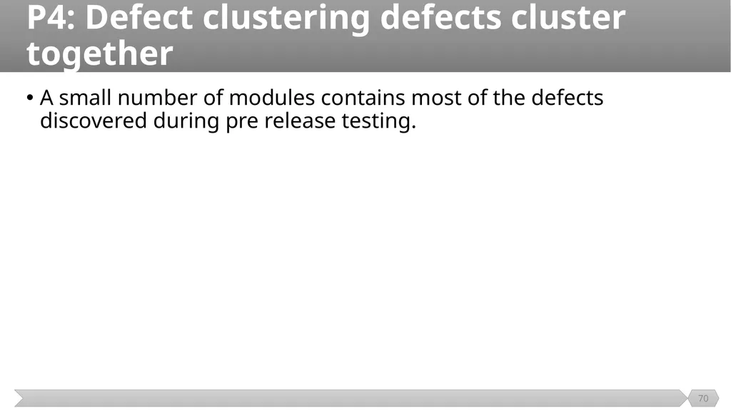 Introduction SE401: Software Quality Assurance and - slide 70 of 94
