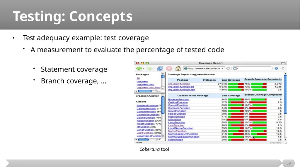 Introduction SE401: Software Quality Assurance and - slide 59 of 94