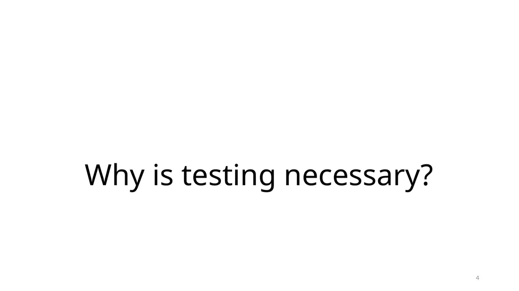 Introduction SE401: Software Quality Assurance and - slide 4 of 94