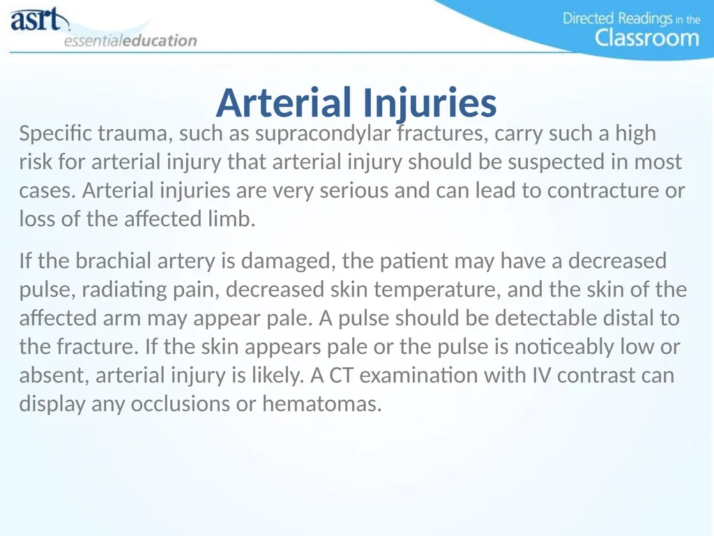Elbow Injuries Directed Readings In the Classroom - slide 58 of 66