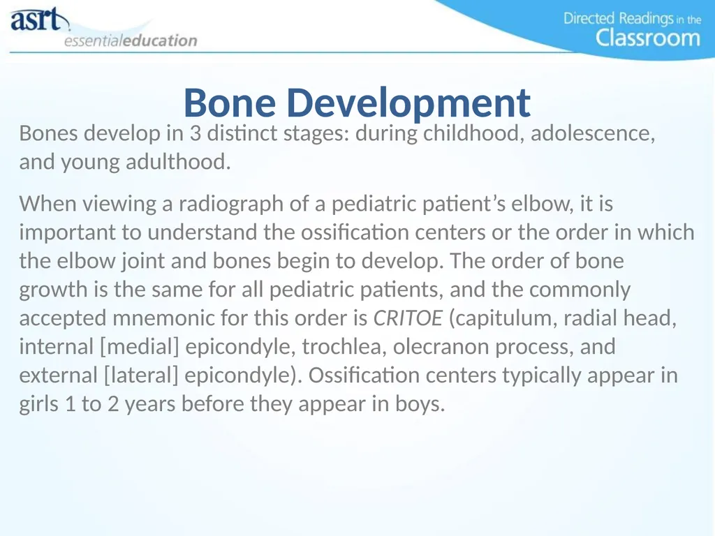 Elbow Injuries Directed Readings In the Classroom - slide 14 of 66