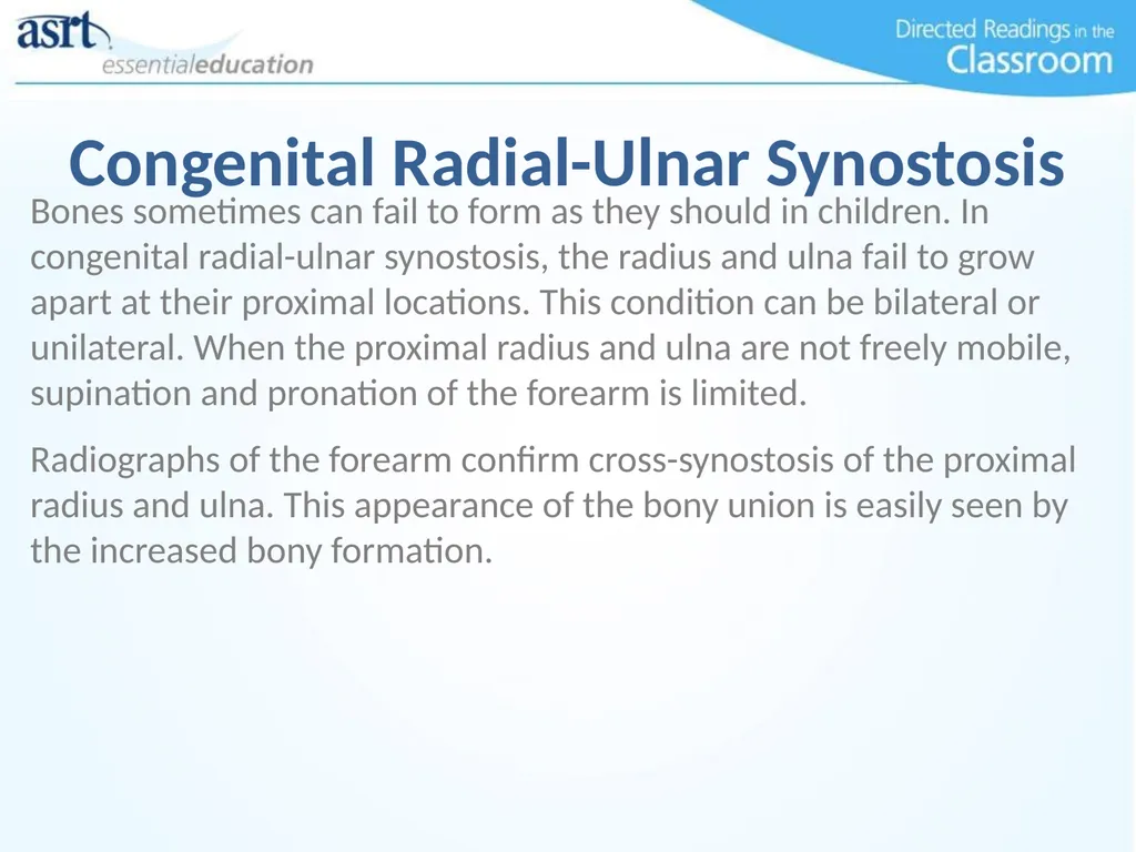 Elbow Injuries Directed Readings In the Classroom - slide 62 of 66