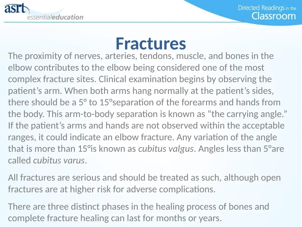 Elbow Injuries Directed Readings In the Classroom - slide 48 of 66
