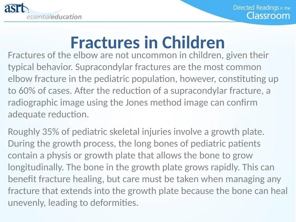 Elbow Injuries Directed Readings In the Classroom - slide 59 of 66