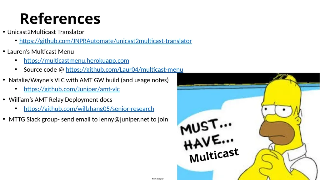 Off-Net Sourcing for Multicast Streams Lenny - slide 6 of 6
