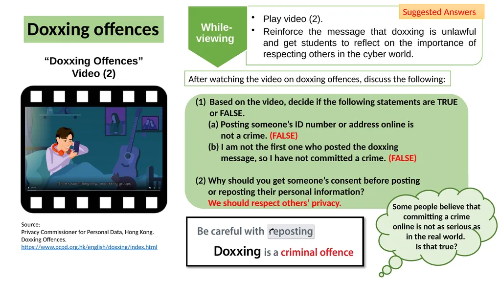 Be a Responsible Online Citizen English Language - slide 10 of 17