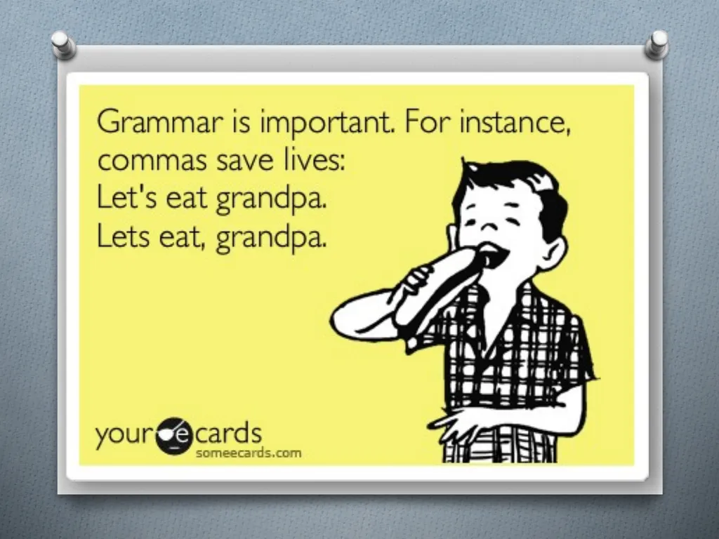 Commas They Save Lives , Comma Rules to Review - slide 2 of 30