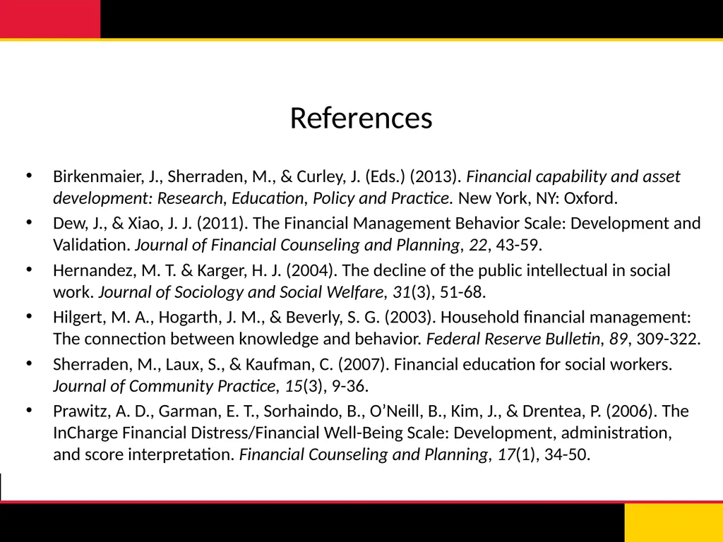 Training Human Service Providers to Address the - slide 30 of 30