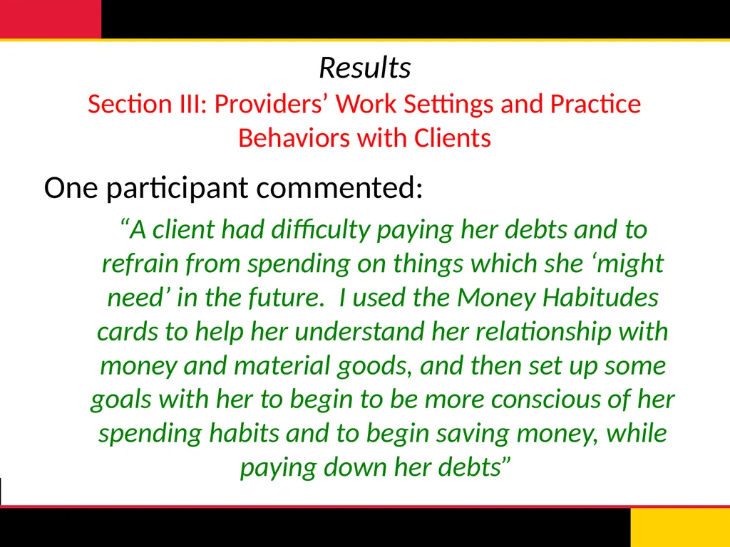Training Human Service Providers to Address the - slide 22 of 30