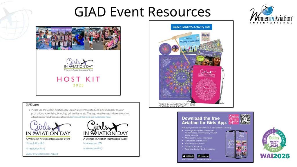 Plan & Host an outstanding GIAD event! Welcome WAI - slide 7 of 19