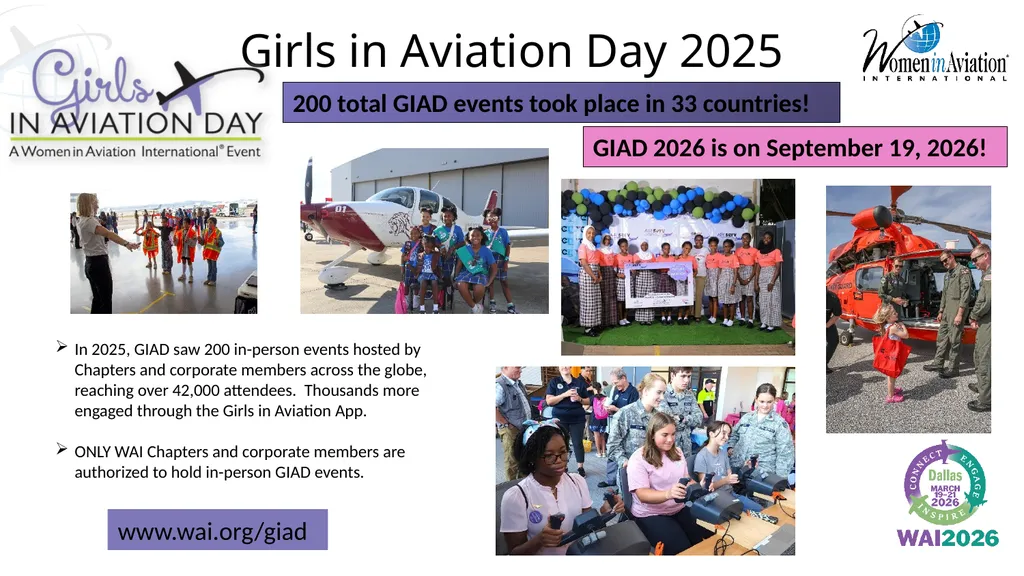 Plan & Host an outstanding GIAD event! Welcome WAI - slide 5 of 19
