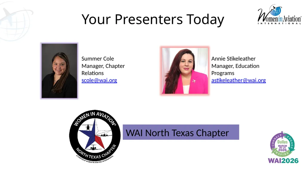 Plan & Host an outstanding GIAD event! Welcome WAI - slide 3 of 19