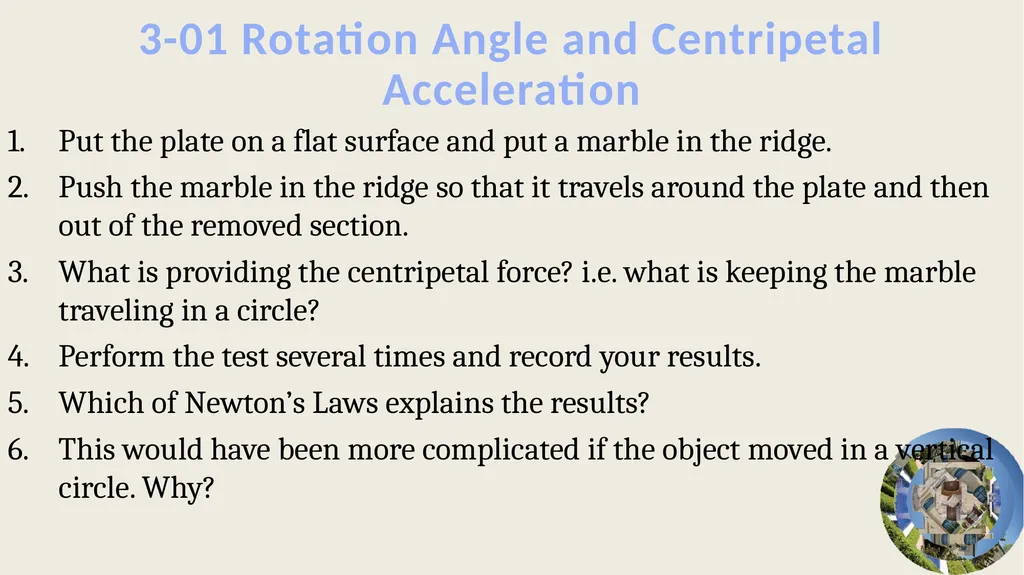 Uniform Circular Motion and Torque Physics Unit 3 - slide 10 of 43