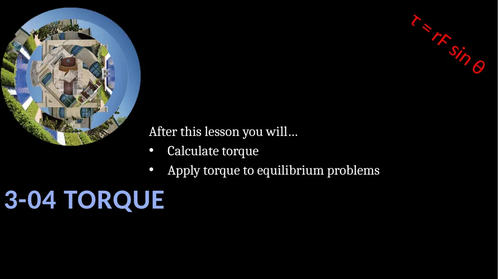 Uniform Circular Motion and Torque Physics Unit 3 - slide 32 of 43