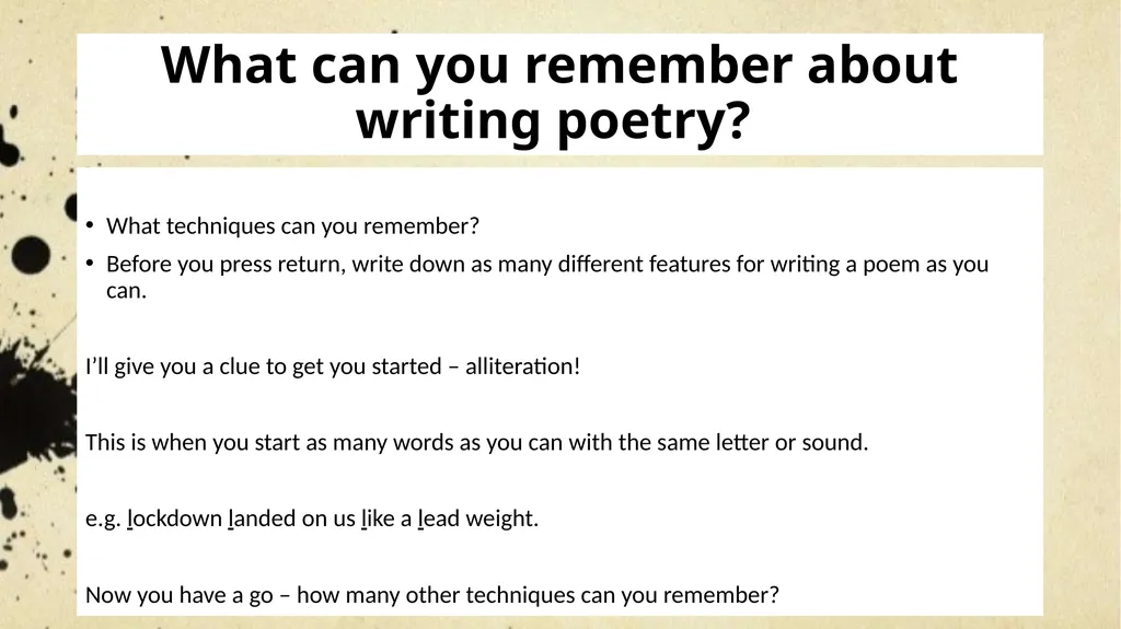 Poetry Competition Look through the PowerPoint - slide 2 of 12