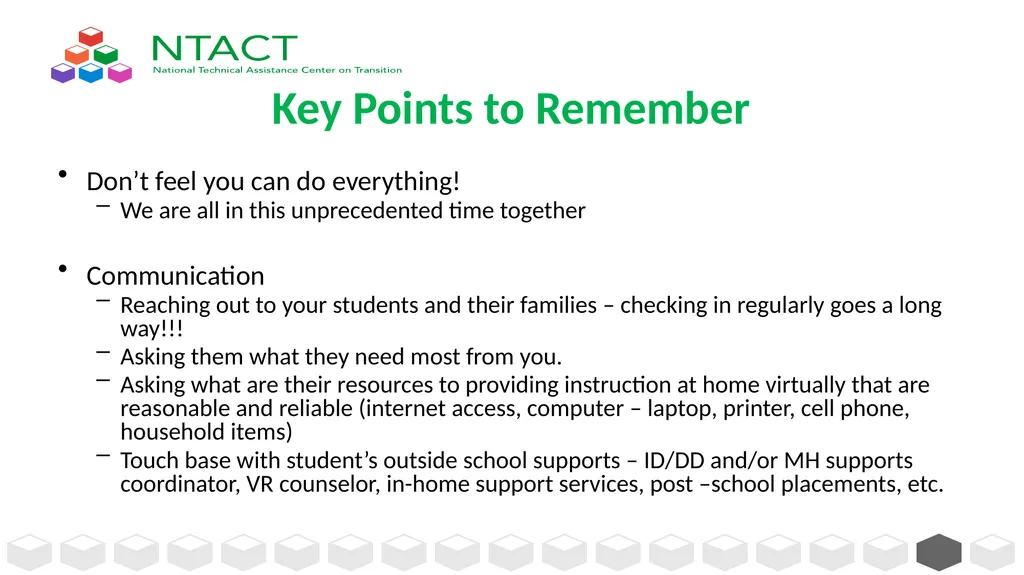 IEP Development and Implementation Considerations - slide 59 of 61