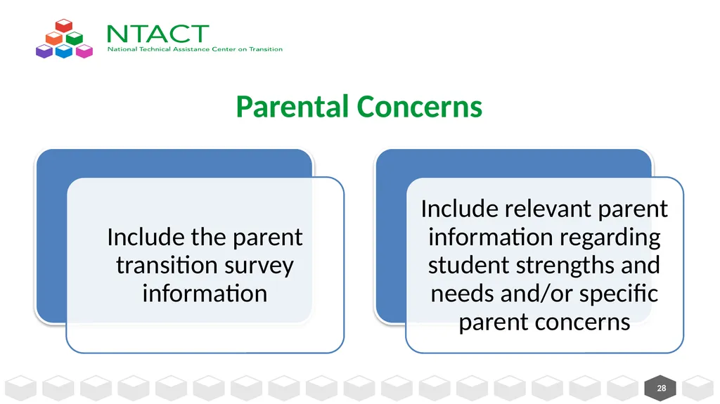 IEP Development and Implementation Considerations - slide 28 of 61