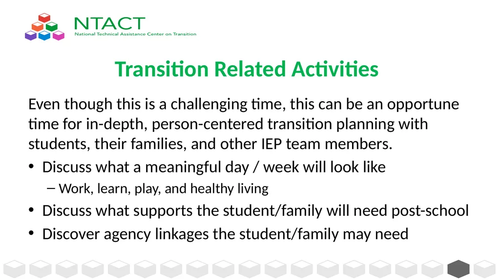 IEP Development and Implementation Considerations - slide 11 of 61