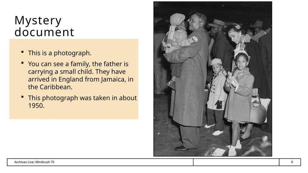 Archives Live: Windrush 75 What can documents - slide 6 of 12