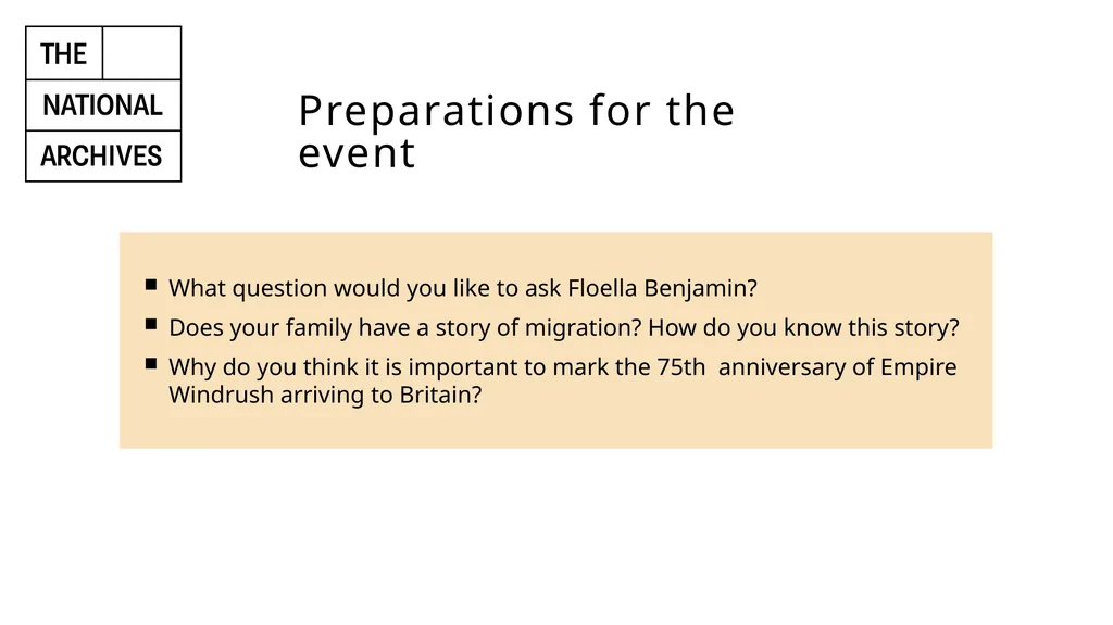 Archives Live: Windrush 75 What can documents - slide 12 of 12