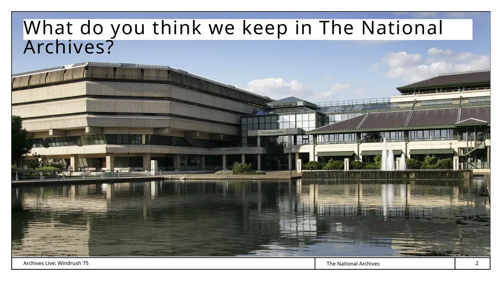 Archives Live: Windrush 75 What can documents - slide 2 of 12
