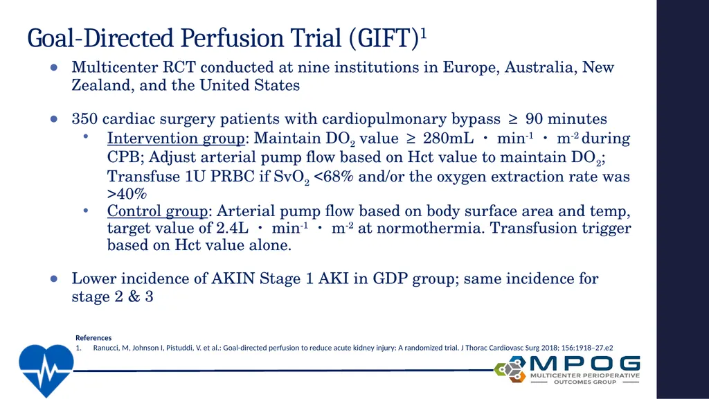 Avoiding Kidney Injury: Cardiac Surgery Objectives - slide 21 of 32