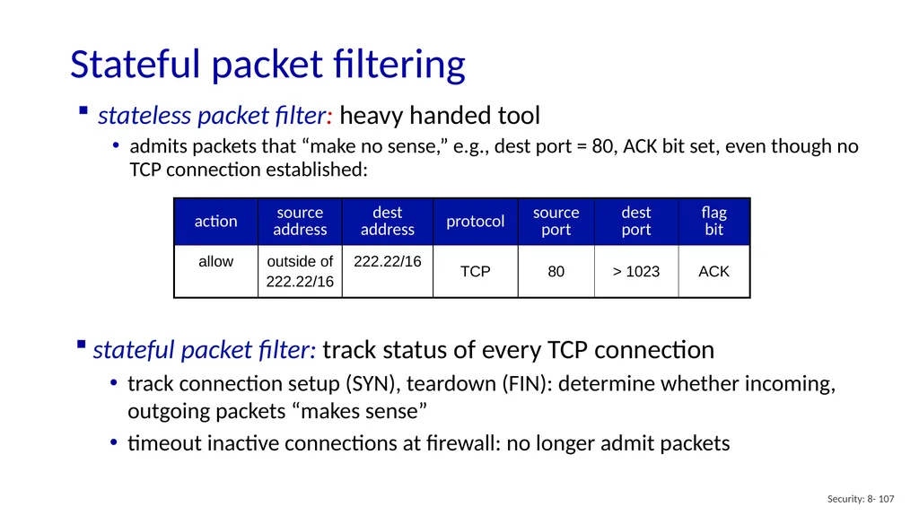Computer Networking: A Top-Down Approach 8th - slide 107 of 113