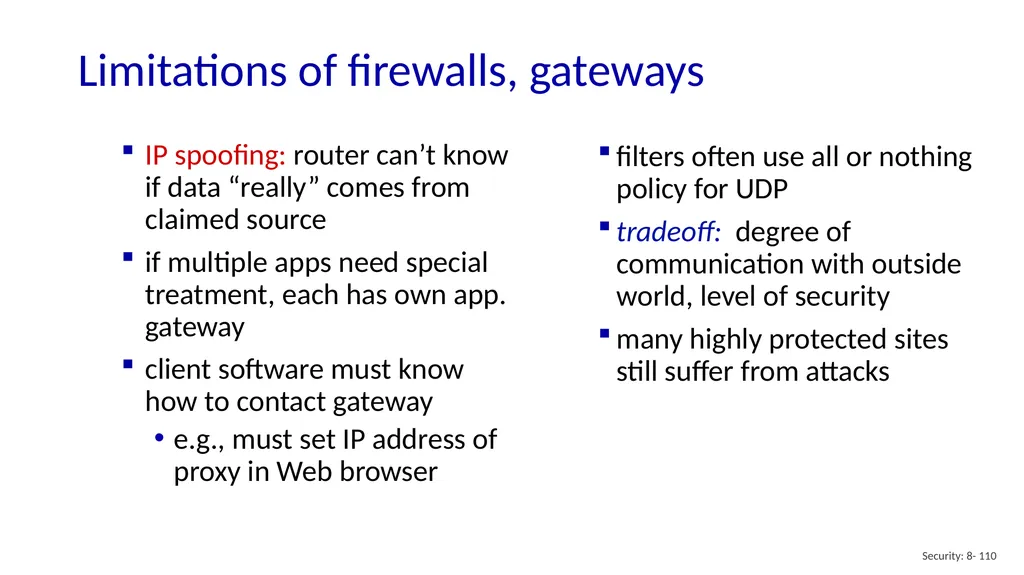 Computer Networking: A Top-Down Approach 8th - slide 110 of 113