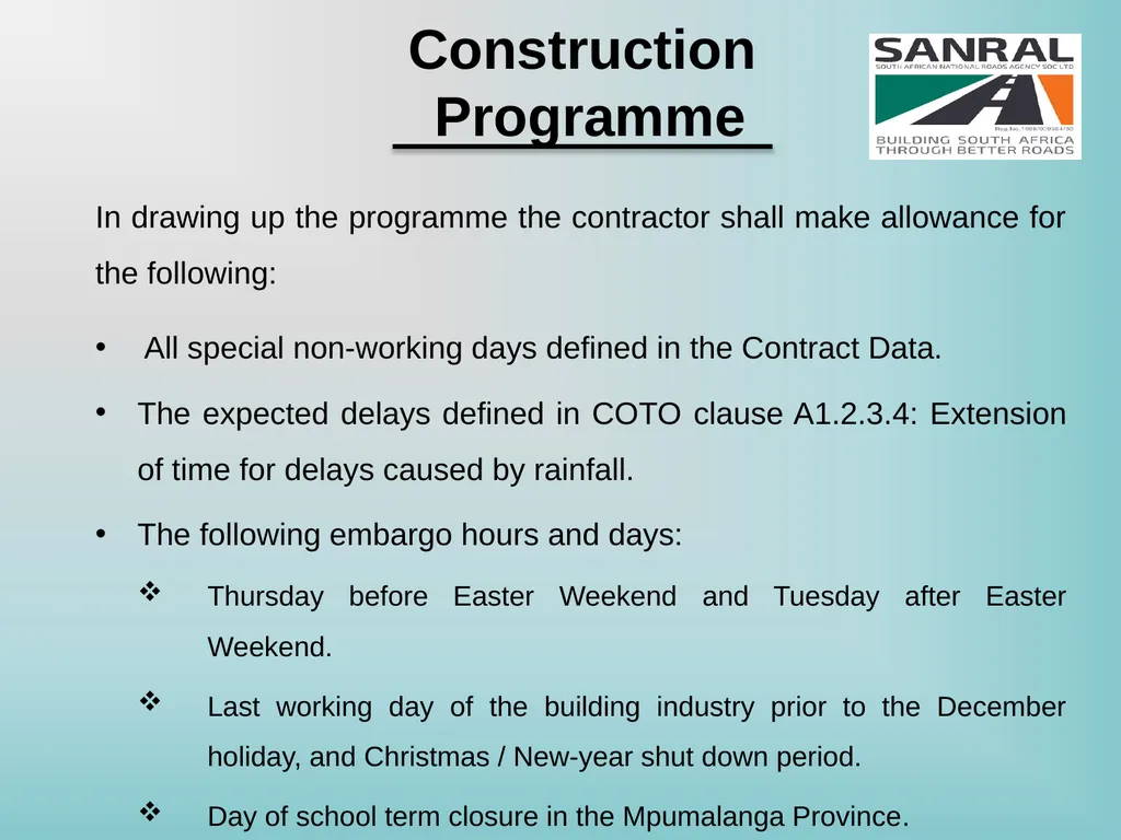 CONTRACT NR. SANRAL C002-048-2024/1 Relocation of - slide 14 of 38
