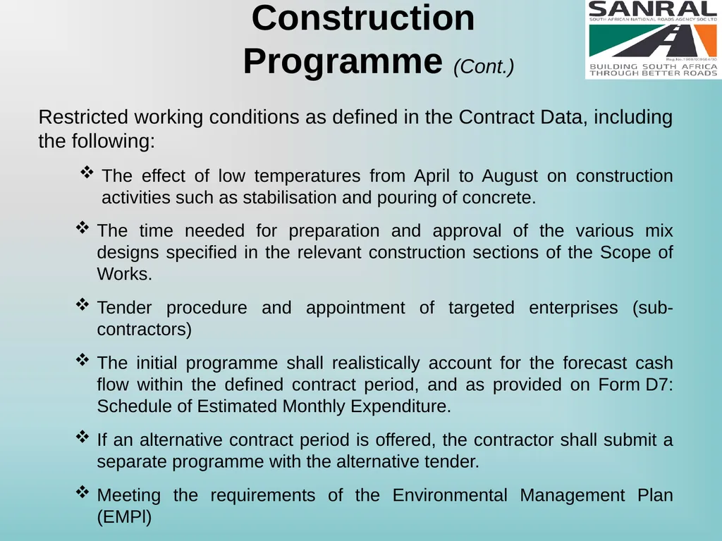 CONTRACT NR. SANRAL C002-048-2024/1 Relocation of - slide 15 of 38